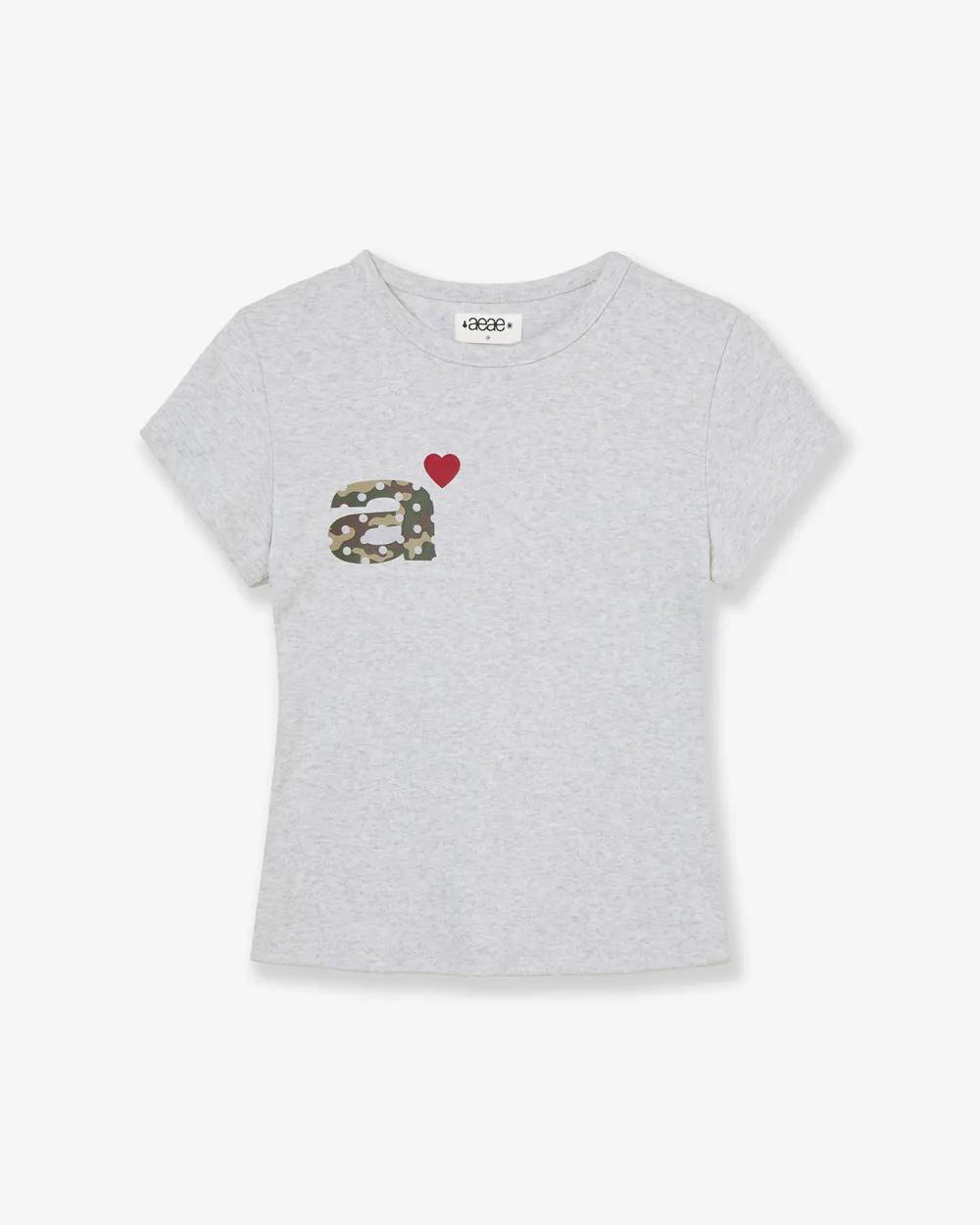 aeae Dot Small Letter Tee - 8 colors