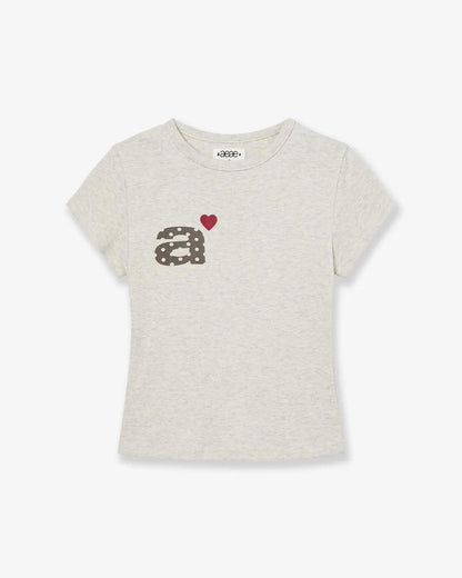 aeae Dot Small Letter Tee - 8 colors